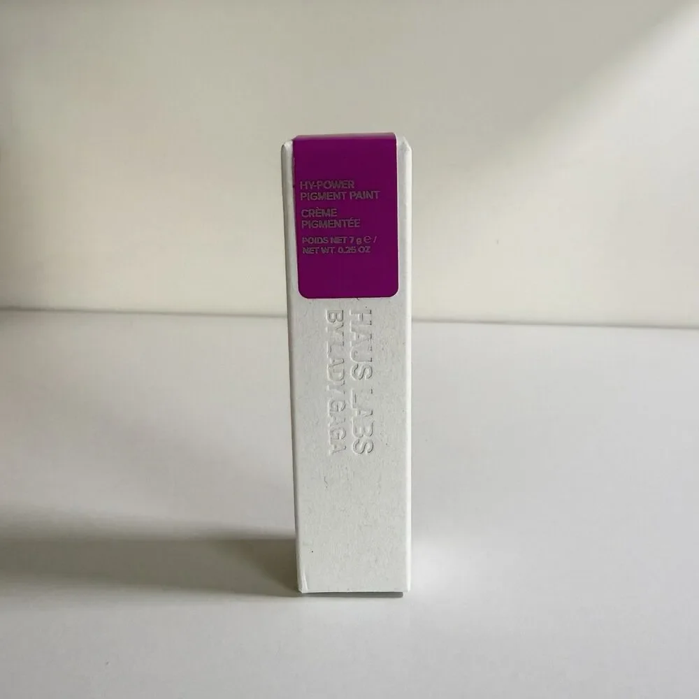 Haus Labs by Lady Gaga Hy-Power Pigment Paint Fuchsia Matte 0.25oz. NIB